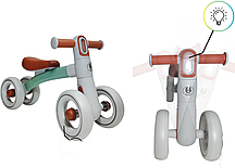 Дитячий чотириколісний велобіг-біговіл із ліхтариком для дітей від 1.5 року