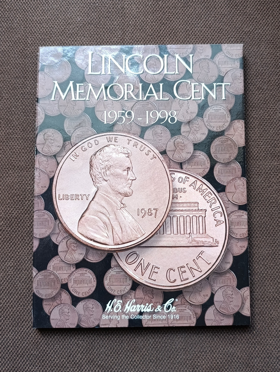 Альбом з монетами США 1 цент 1959-1998, фото 1