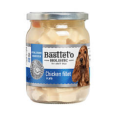 BASTTET`O Holistic вологий корм для собак філе курки в желе 500 г