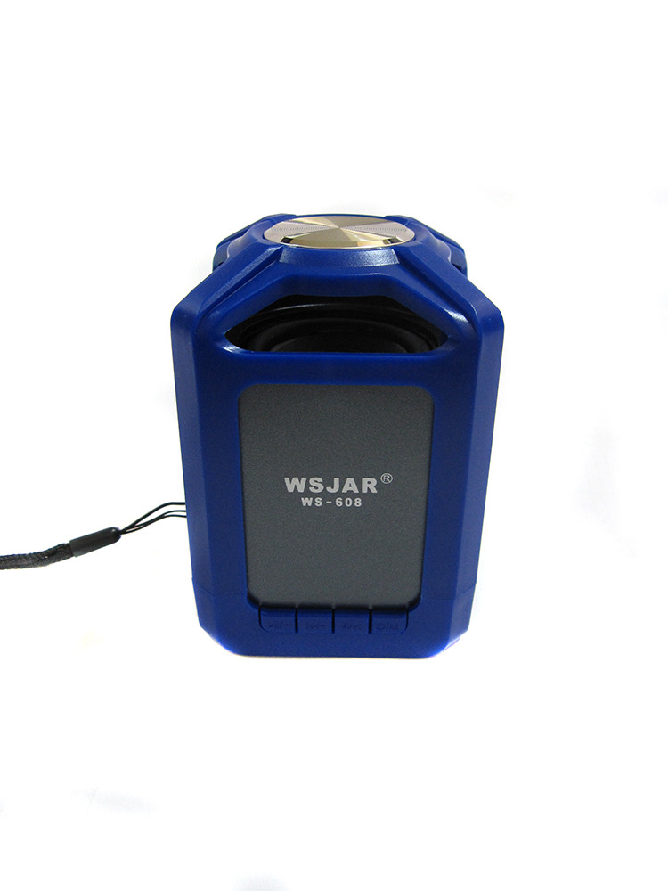 Портативна bluetooth колонка MP3 WSA-608 Blue, фото 1