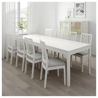 【最終値下げ】IKEA EKEDALENダイニングテーブル　ホワイト IKEA ダイニングテーブル EKEDALEN エーケダーレン