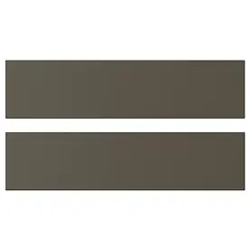 ГАВСТОРП фронтальна панель шухляди, коричнево-бежевий, 40x10 см