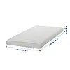 AFJALL Поролоновий матрац, середньої жорсткості/білий, 80x200 см, фото 8