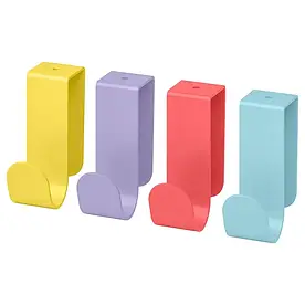 ЛЕТТХЕТ гачок із затискачем, різнобарвний