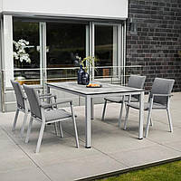 Крісло в елегантному дизайні Rasmus колір срібло KETTLER