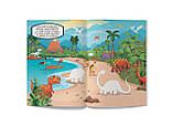 Книга Crystal Book Перші розвивальні наліпки. Динозаври. 55 наклейок F00023750, фото 3