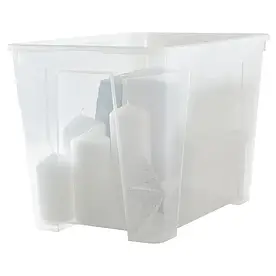IKEA SAMLA (801.029.76) Коробка прозора