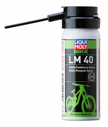 УНІВЕРСАЛЬНЕ МАСТИЛО ДЛЯ ВЕЛОСИПЕДА BIKE LM 40 MULTI-FUNKTIONS-SPRAY 0,05Л