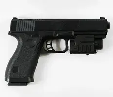 Іграшковий Пістолет стріляє пульками, лазерний приціл, світло, у пакеті (P 2697 A-2)