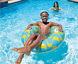 Плавальний надувний круг з ручками Intex 59256 nt діаметр 91 см для дітей від 9 років, фото 2