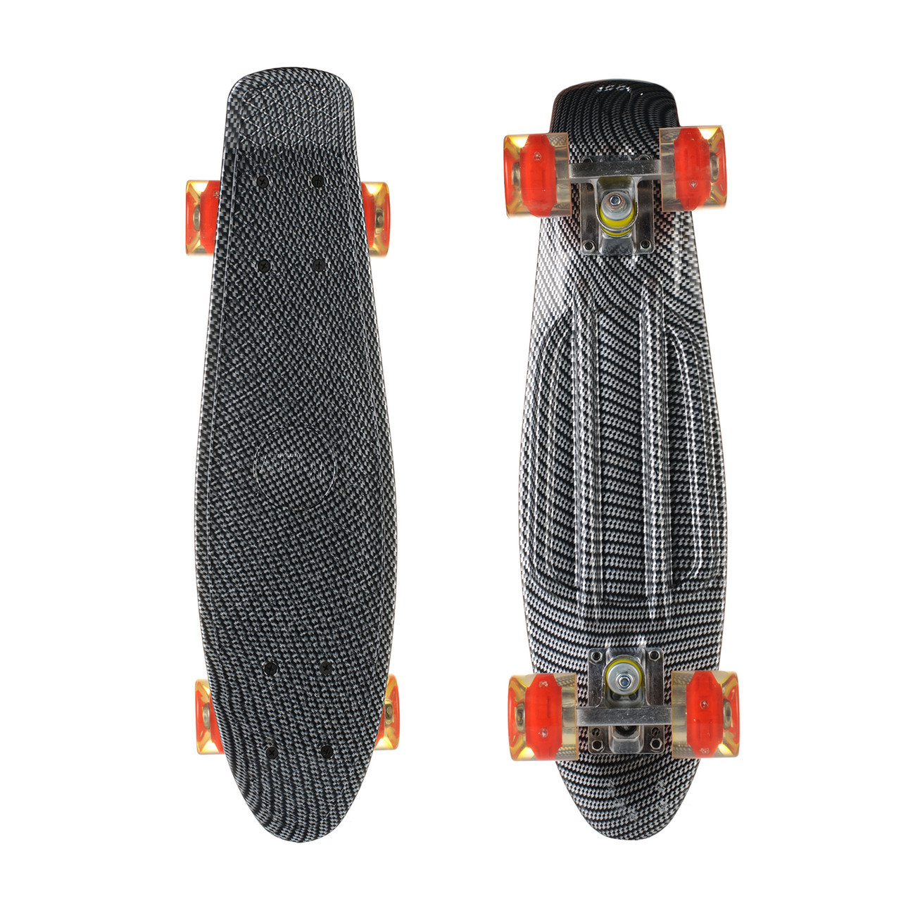 Пенні Борд Best Board 25, двостороннє забарвлення, колеса PU світяться Чорний