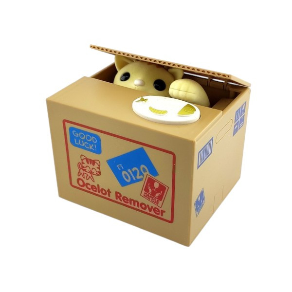 Скарбничка дитяча "Злодюжка монет "Lovely Piggy" Котик