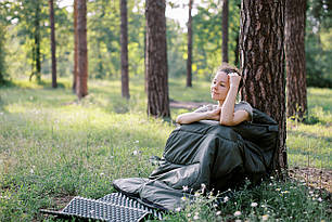 Спальний мішок Totem Fisherman ковдра правий olive 180+40/75 UTTS-012