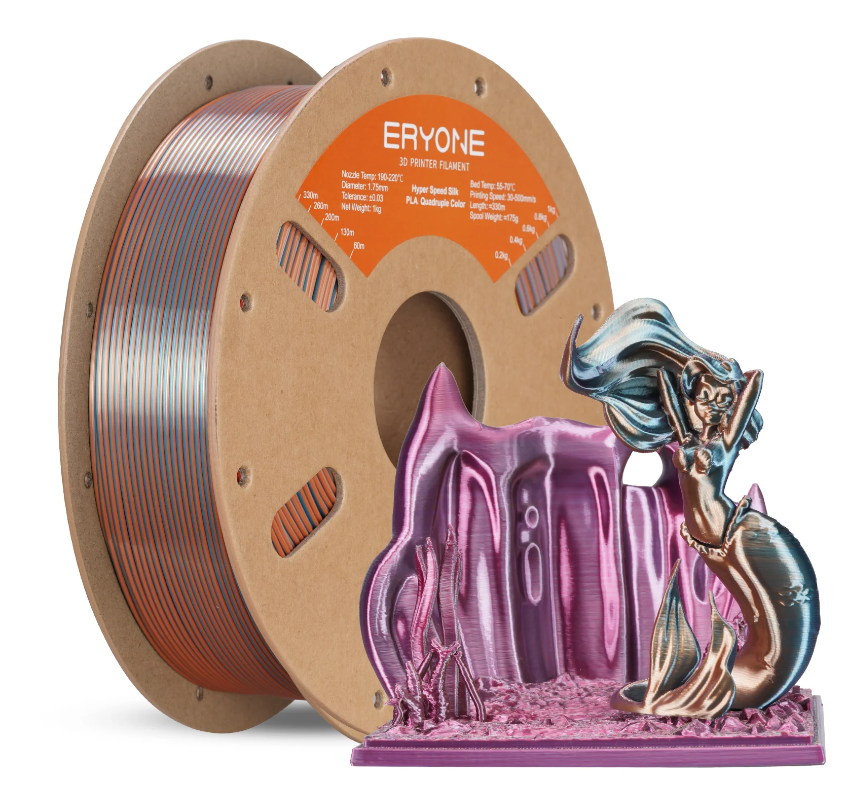 Филамент ERYONE hyper speed PLA Silk PLA emerald athene, фото 1