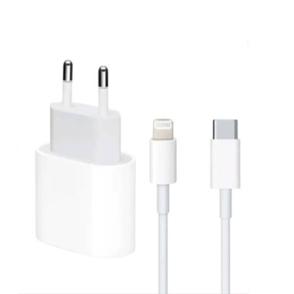 Зарядний пристрій HS-155 блок живлення зі шнуром 1м 20W USB-C Білий