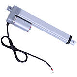 Лінійний привід Актуатор штоковий 100мм 1500Н 4мм/c HY01-12-A1-205-100, фото 4