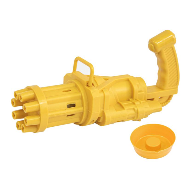 Іграшковий кулемет для створення мильних бульбашок Bubble Gun Blaste Жовтий