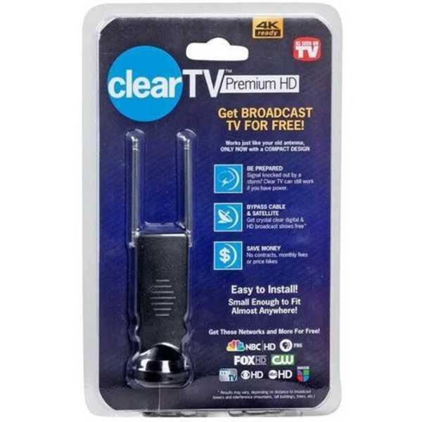Цифрова кімнатна ТВ антена Clear TV Premium HD