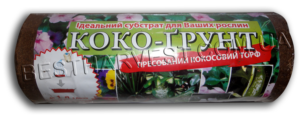 Кокосовий торф диск "Коко-грунт" 0,65 кг