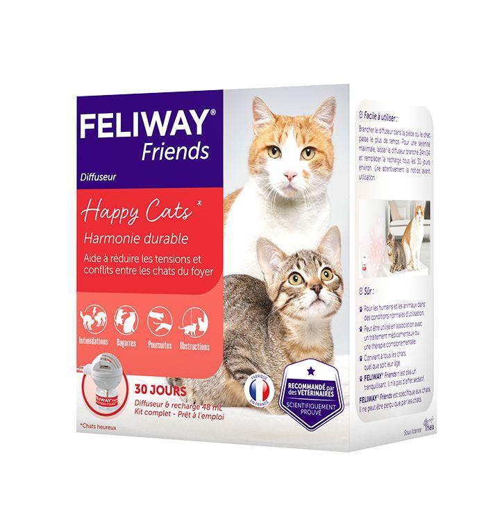 Ceva Feliway Friends заспокійливий засіб для котів під час стресу, дифузор+змінний блок, 48 мл