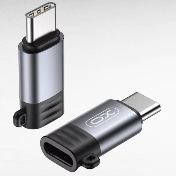 Адаптер XO NB263B з Lightning на Type-c Male 5V2A Сірий