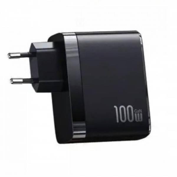 Мережевий зарядний пристрій на 4 роз'єми USAMS-UC Fast Charger Kit UC Series T44 C To C 100W PD Cable 1.2m