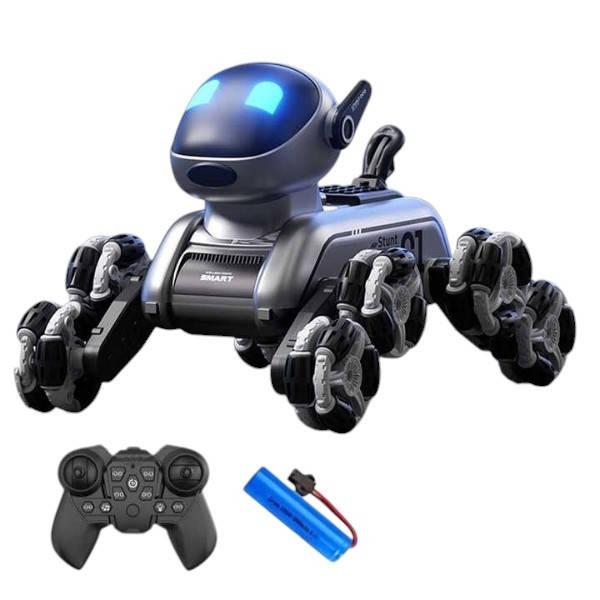 Робот-собака з музикою, дистанційним керуванням та 8 коліщатками Robot Dog