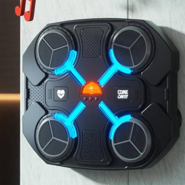 Тренажер боксерський музичний для тренування реакції 32х27см Чорний