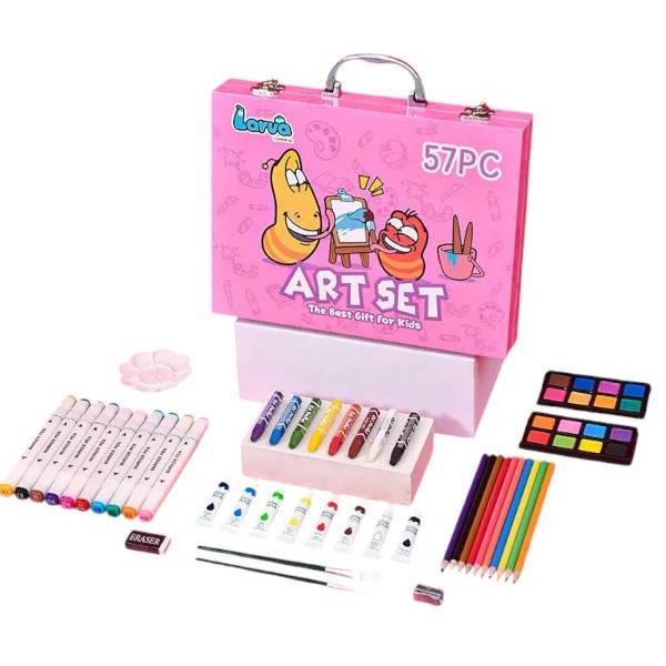 Набір для дитячої творчості 57 предметів Art Set Рожевий