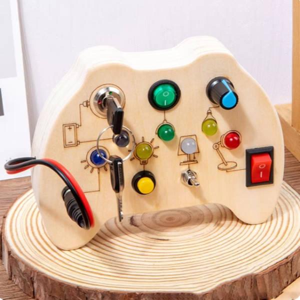 Логічна гра-бізіборд Електрика, 7 перемикачів C 64864