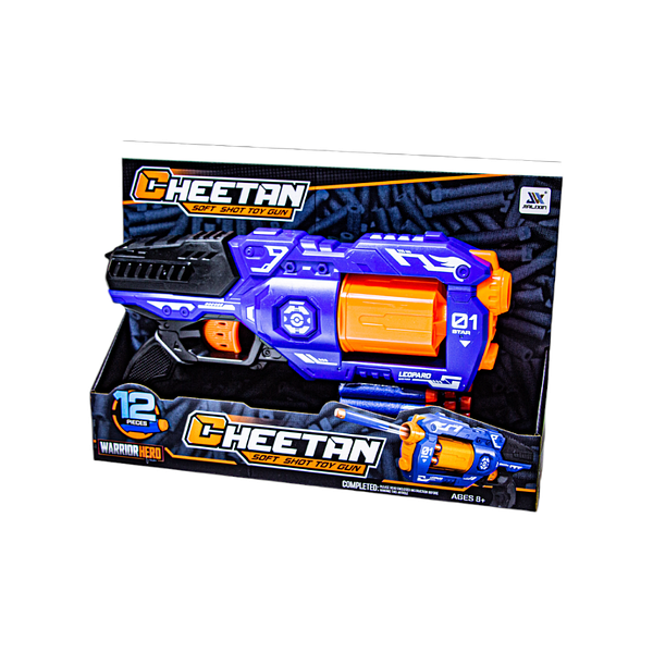 Бластер дитячий 12 м'яких патронів Cheetan JLX 7223