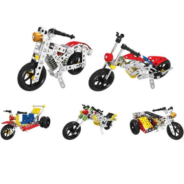 Конструктор металевий Мотоцикл 283 деталі X638-1