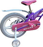 Дитячий магнієвий велосипед полегшений, литі диски, фіолетовий для дівчинки, фото 5