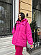 Жіноча тепла куртка 42-44, 46-48, 50-52, 54-56 рожевий, моко, шоколад зелений , сірий,молочний - фото 2 - id-p2693082578