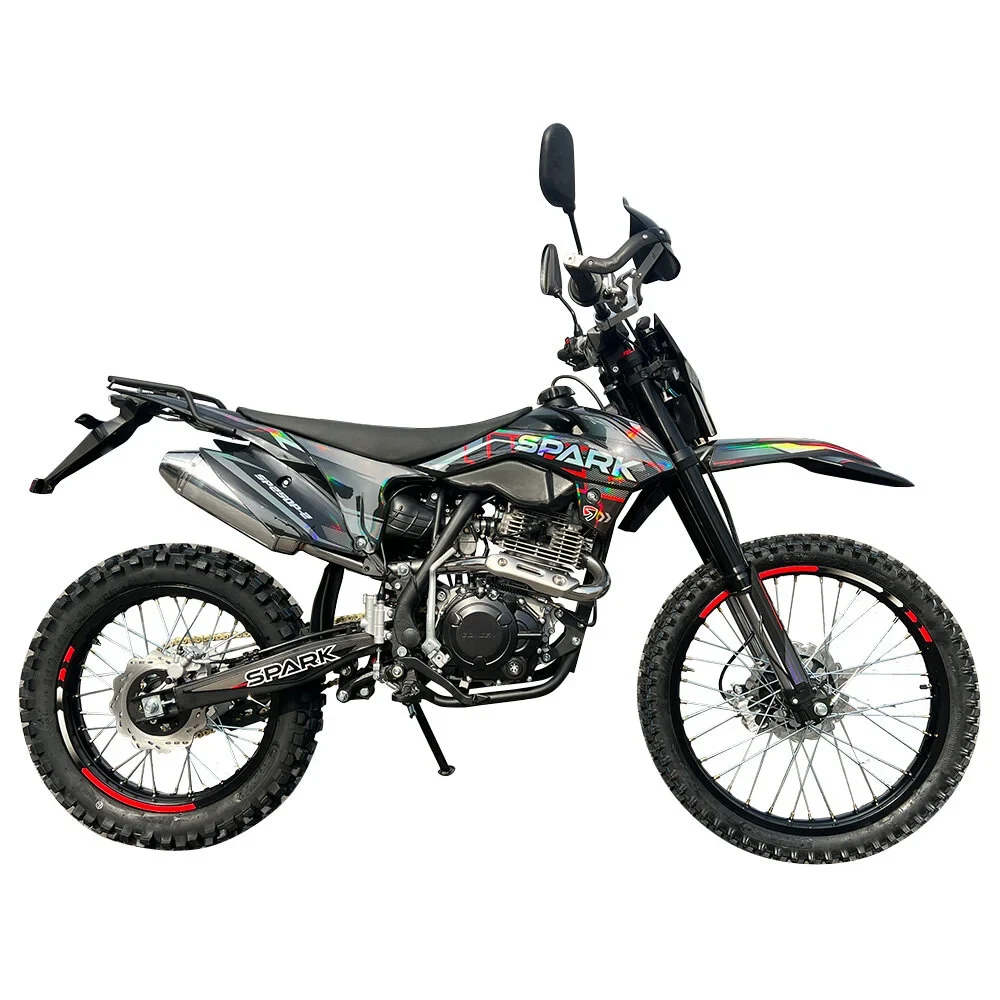 Мотоцикл Spark SP250P-2 (Заводська Упаковка) (Чорний з червоним), фото 1