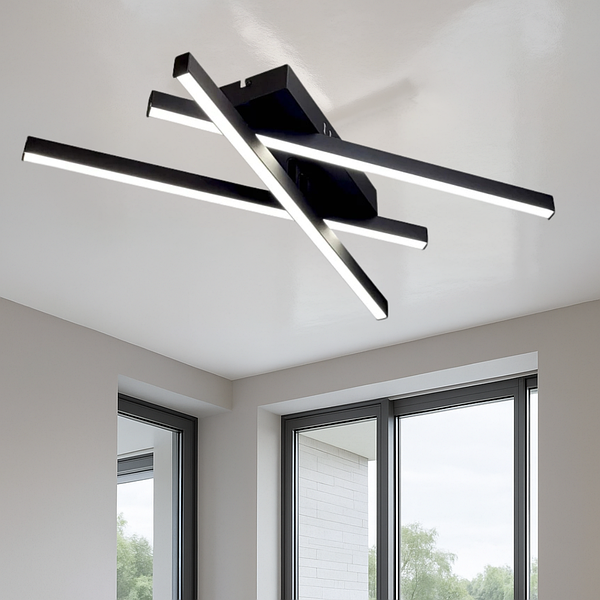 Led люстра стельова до 15 м² (YDH220505-3BK), фото 1