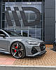 Сплітер Audi RS7 C8 тюнінг губа обвіс елерон (V1), фото 2