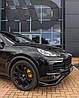 Сплітер Porsche Cayenne 958 (14-18) тюнінг обвіс губа спідниця елерон, фото 4