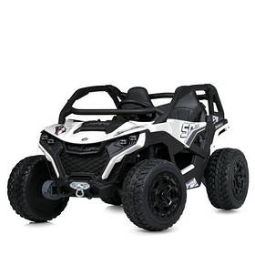 Дитячий електромобіль Джип M 6075EBLR-1(24V) 4WD повний привід Білий