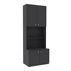 Пенал з відкритими полицями та тумбою. Шир 80 см.