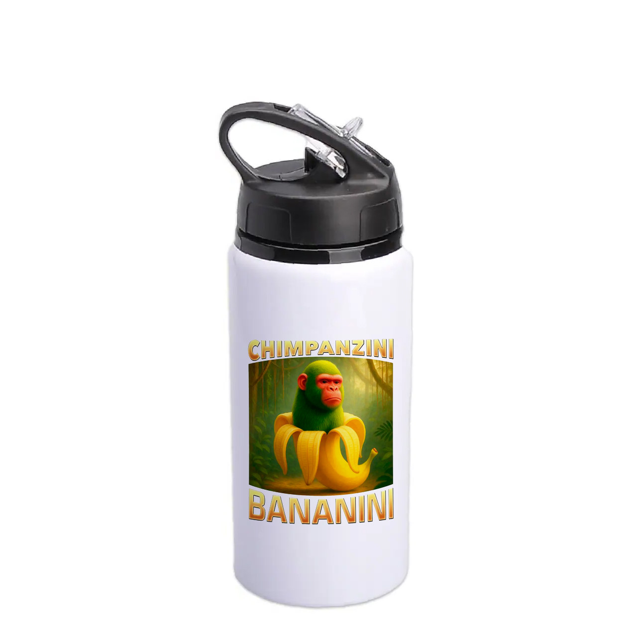 Пляшка для води з друком "Chimpanzini Bananini" (28795), фото 1