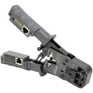 Кліщі обтискні RJ-11/RJ-12/RJ-45 з тестером, якість Q20 #