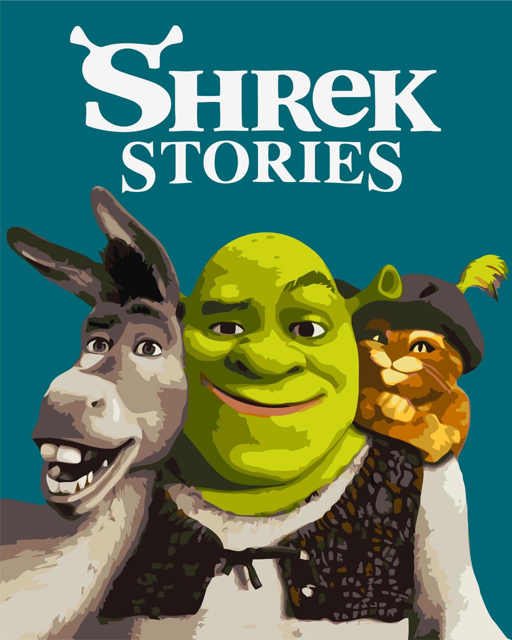 Картина за номерами Герої кіно. Шрек 40*50 см Орігамі LW 3511, фото 1