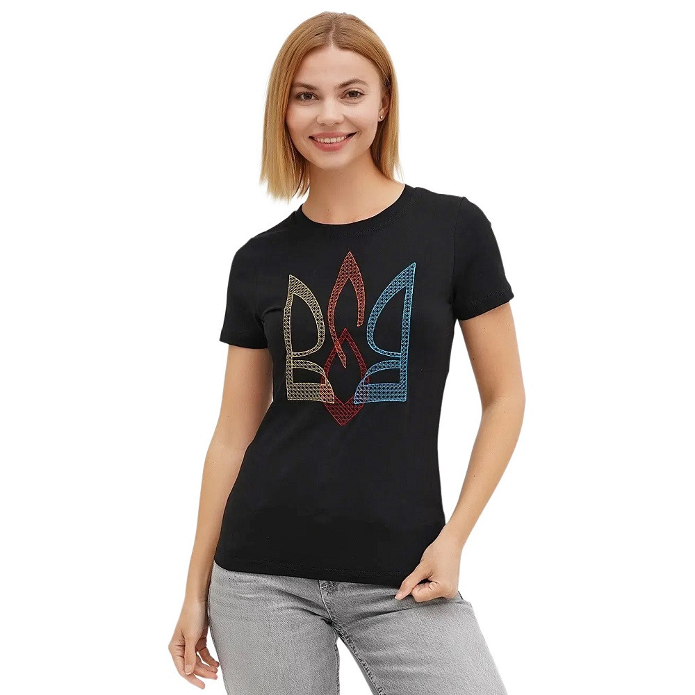 Футболка Воля з вишитим Тризубом р.XL