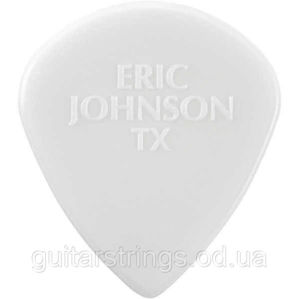 Медиатор Dunlop 407R138EJ Eric Johnson TX Signature Nylon Jazz III White 1.38 mm, фото 1
