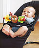 Крісло-шезлонг BabyBjorn Balance Soft Black/Grey+іграшка, фото 2