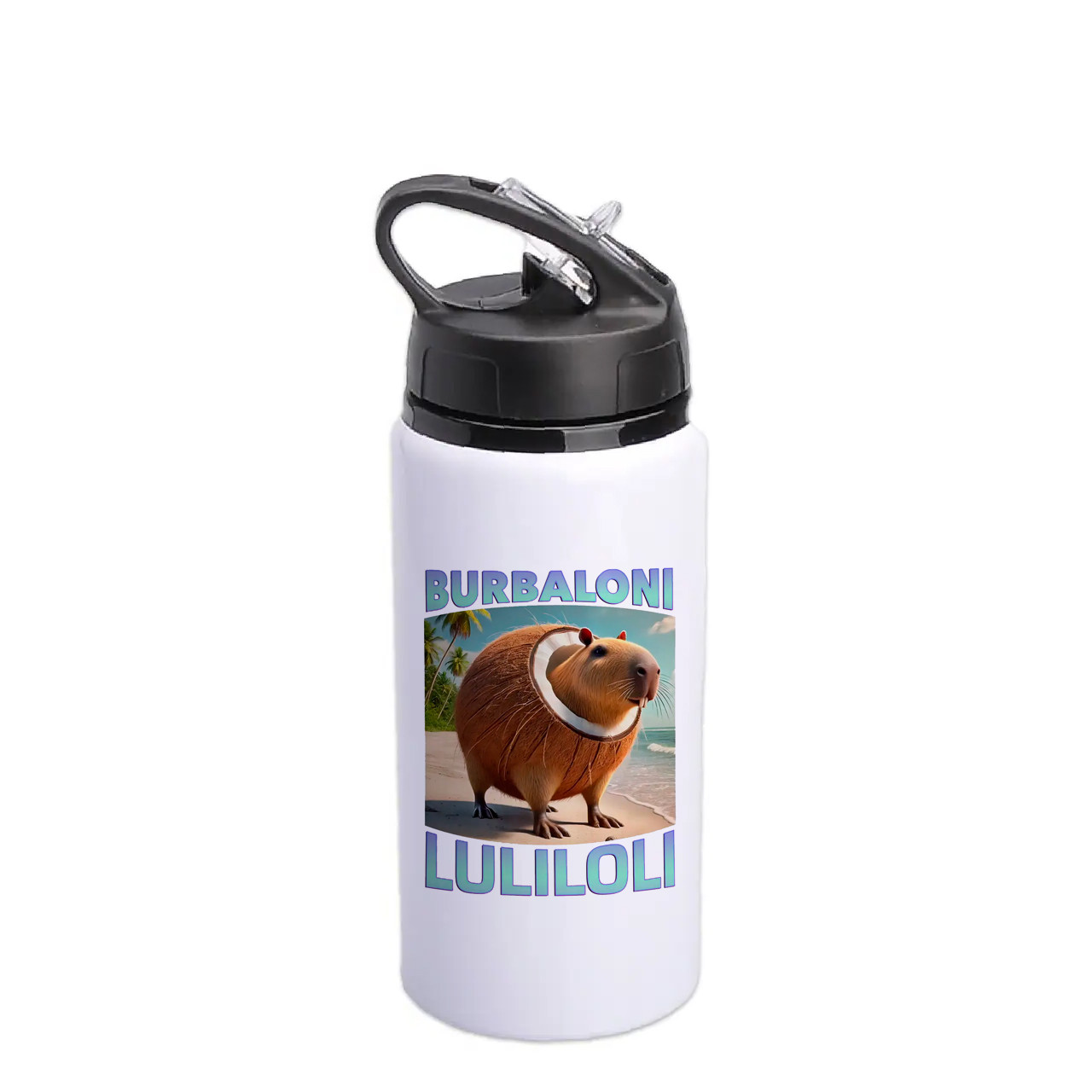 Пляшка для води з друком "Burbaloni Luliloli" (28801), фото 1