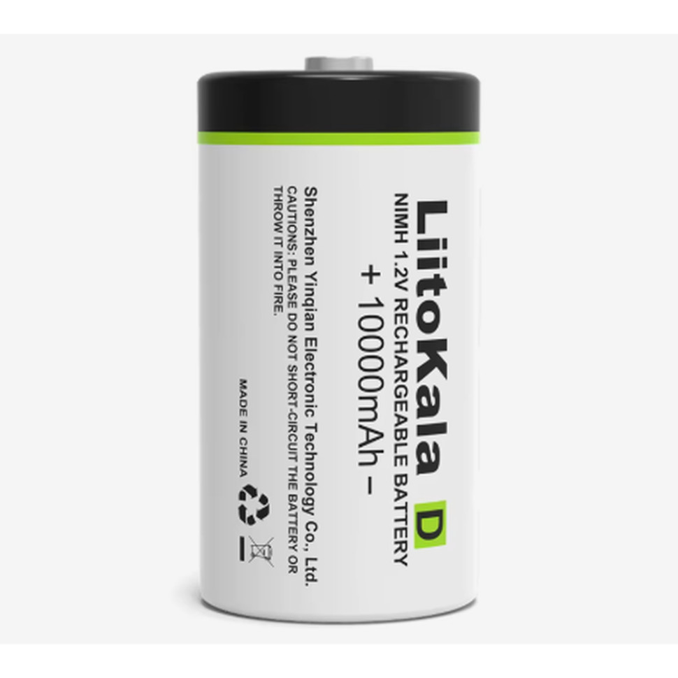 Акумулятор LiitoKala D на 10000мАг 1.2V, фото 1