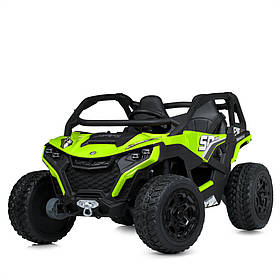 Дитячий електромобіль Джип M 6075EBLR-5(24V) 4WD повний привід Зелений