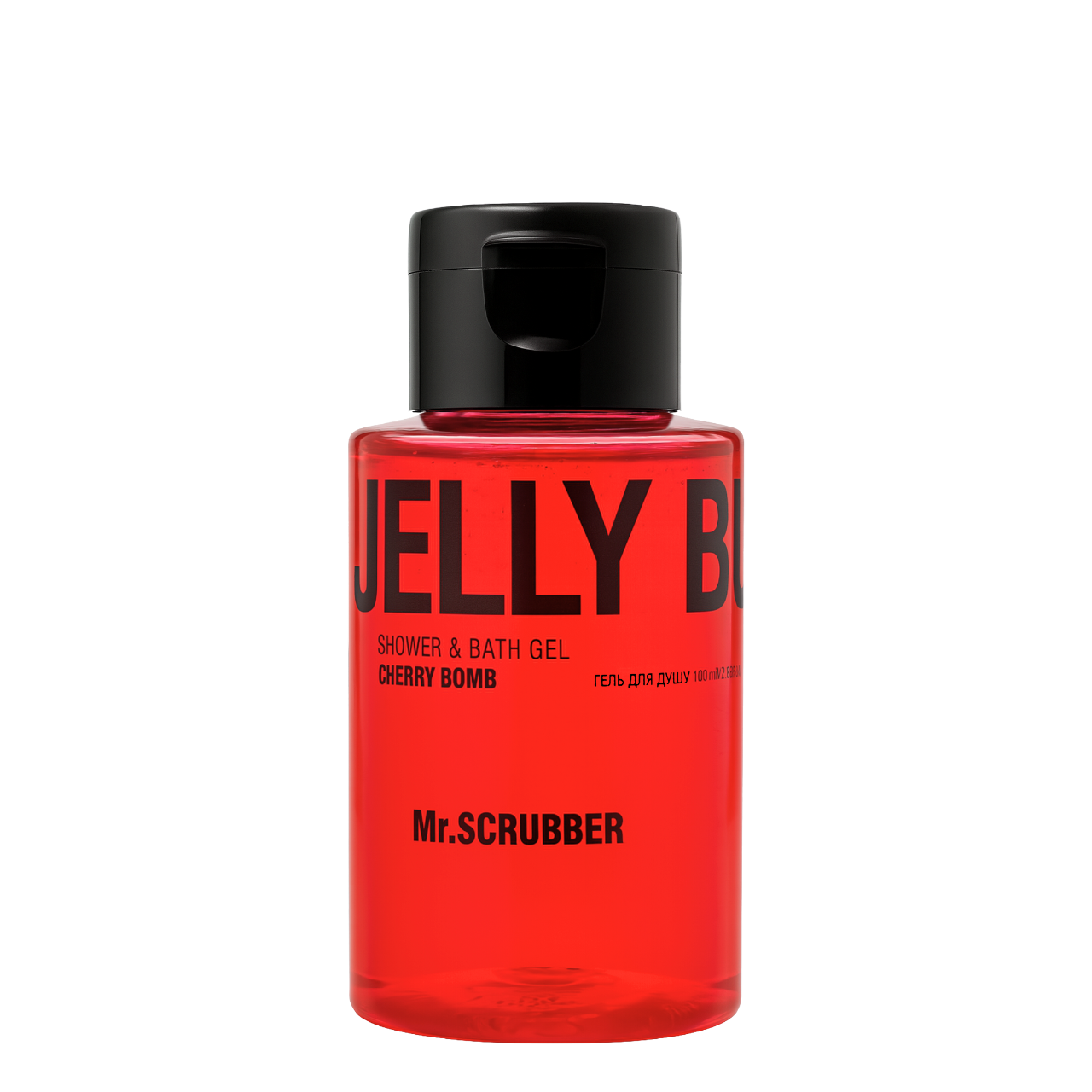 Гель для душу Mr.Scrubber Jelly Bubbles Cherry Bomb "Вишневий аромат" 100 мл, фото 1